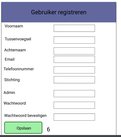 Register Form Wireframe